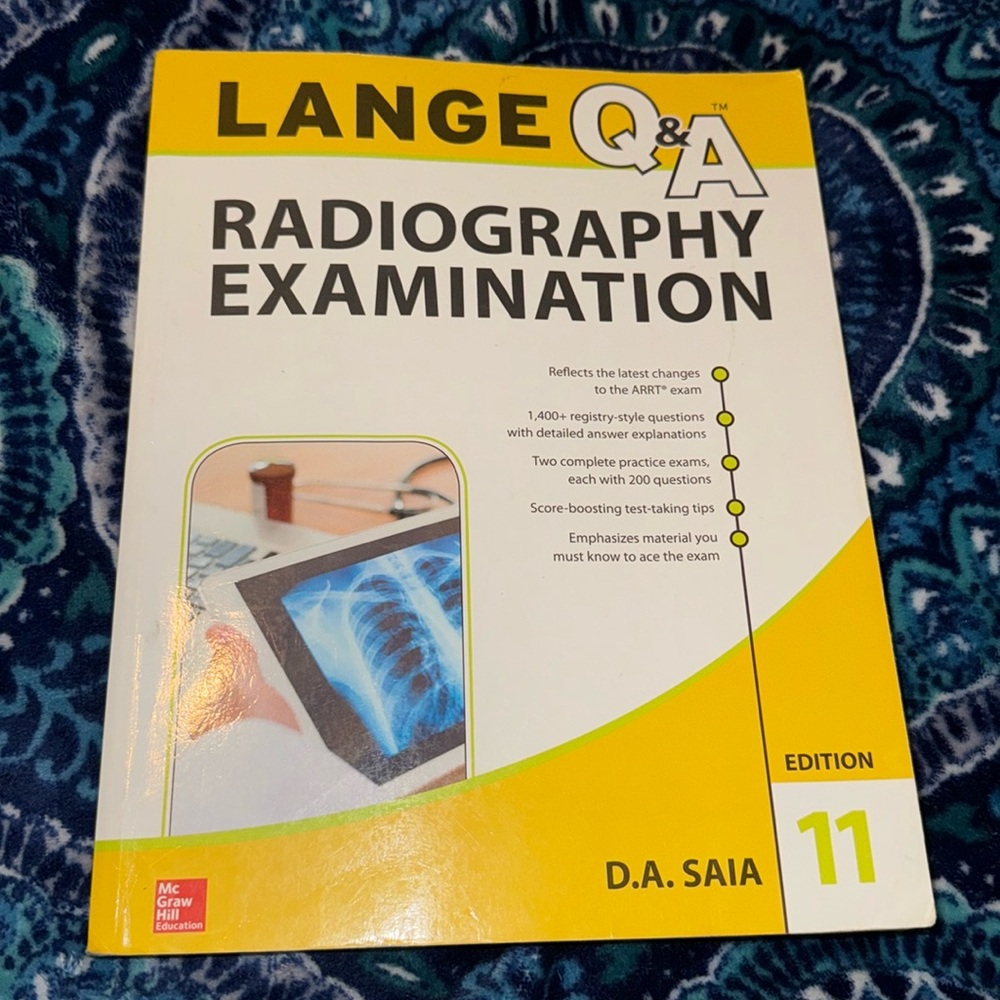 LANGE Q&A Radiography Examination Textbook